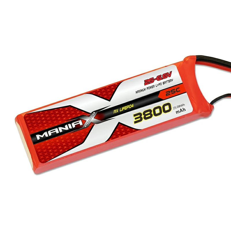 بطارية 2S-6.6V 3800mAh 25C LiFePO4