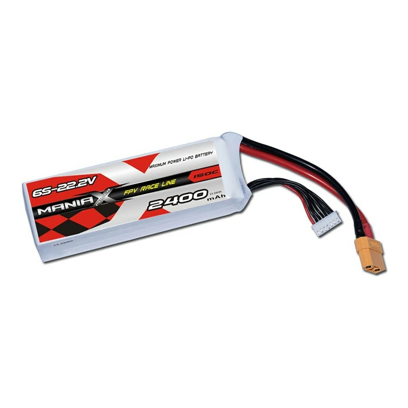 بطارية ليبو للسباق 6S-22.2V 2400mAh 150C FPV
