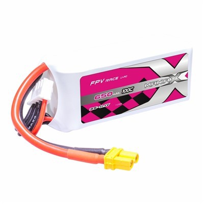 بطارية ليبو للسباق 3S-11.1V 650mAh 100C FPV